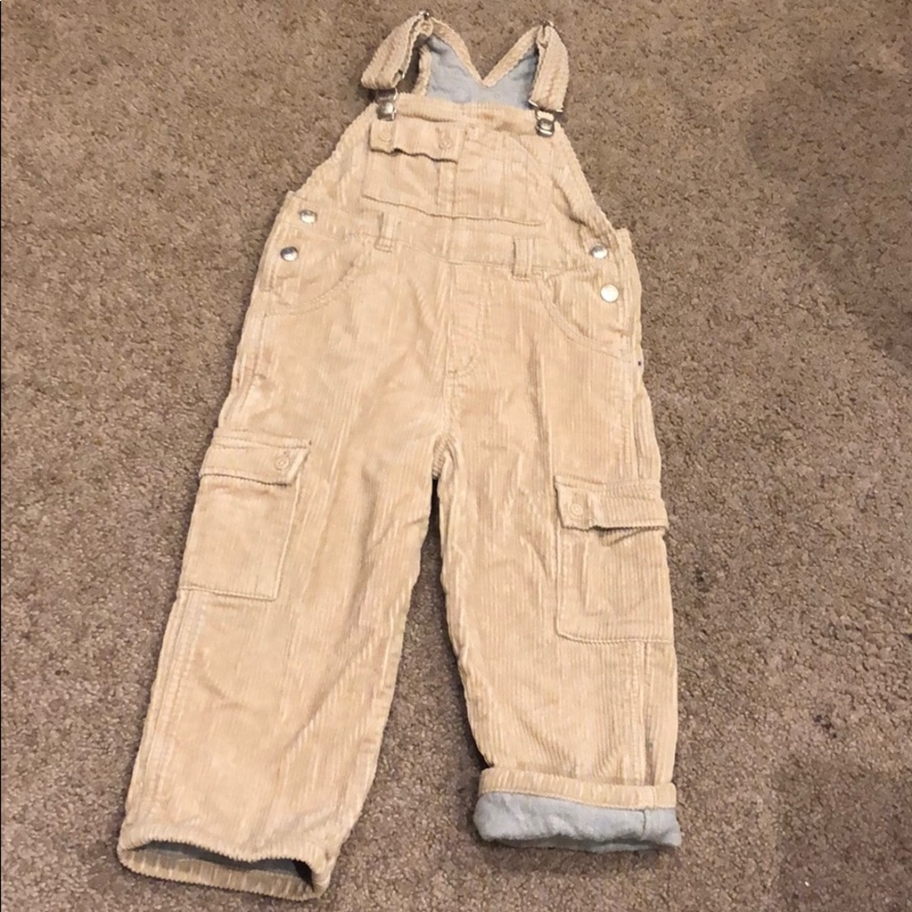 Corduroy Lined overalls